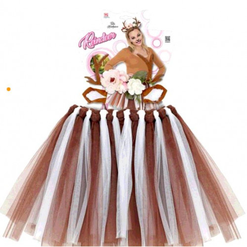 COSTUME DE RENNE (TUTU, BANDEAU)