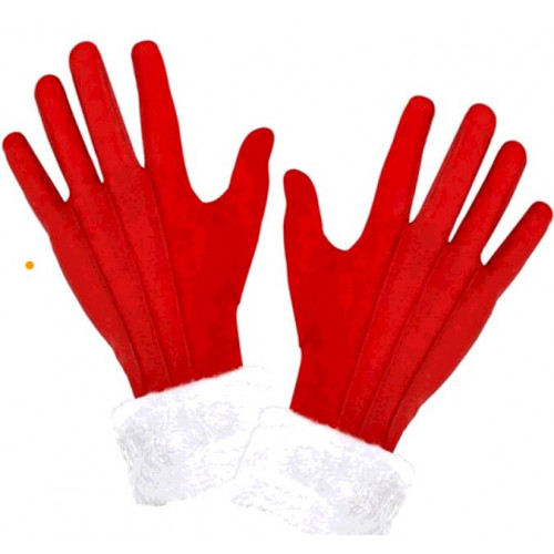 GANTS MERE NOEL BORDURE PELUCHE