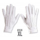 PAIRE DE GANTS BLANC XL