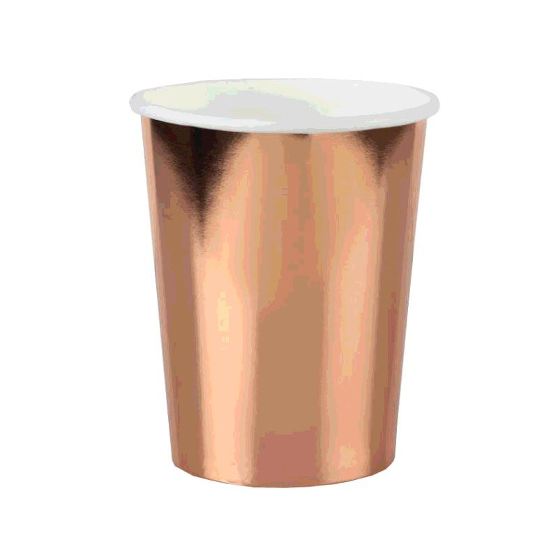 10 GOBELETS ROSE GOLD