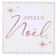 20 SERVIETTES JOYEUX NOEL BLANC