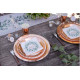 10 ASSIETTES ROSE GOLD DIAM 26CM