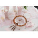 10 ASSIETTES ROSE GOLD DIAM 26CM