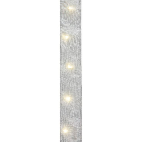 RUBAN LUMINEUX ARGENT 1.5METRES