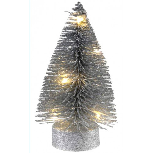 PETIT SAPIN LUMINEUX ARGENT