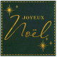 20 SERVIETTES JOYEUX NOEL VERT