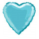 BALLON MYLAR COEUR TURQUOISE 45cm