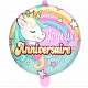 BALLON ALU LICORNE 48CM