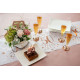 CENTRE DE TABLE CHIFFRE ANNIVERSAIRE 30 ANS ROSE GOLD