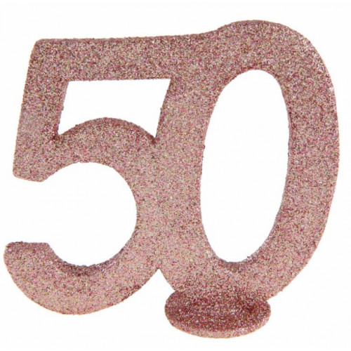 CENTRE DE TABLE CHIFFRE ANNIVERSAIRE 50 ANS