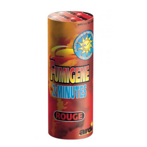 POT FUMIGENE 2MINUTES ROUGE