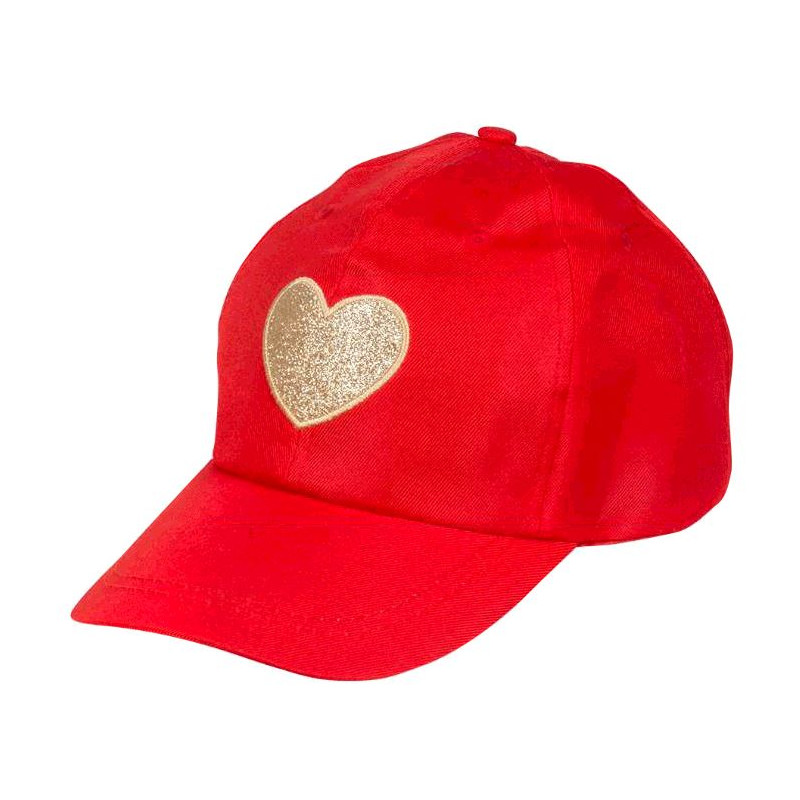 CASQUETTE ROUGE COEUR