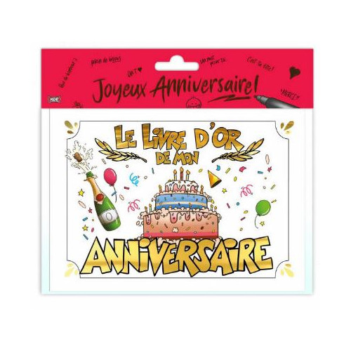 LIVRE D'OR JOYEUX ANNIVERSAIRE