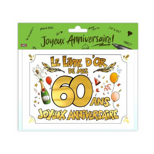 Livre D Or Anniversaire Ouest Fetes