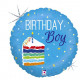 BALLON ALU BIRTHDAY CAKE BOY DIAMETRE 45CM