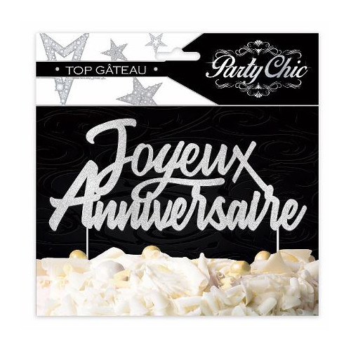 TOP GATEAU PARTY CHIC ARGENT