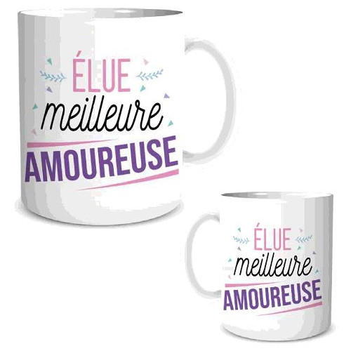 MUG "ELUE MEILLEURE AMOUREUSE"