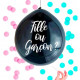 BALLON CONFETTIS BABY SHOWER REVELATION