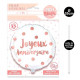 BALLON METALIQUE PARTY BLUSH DIAMETRE 35CM