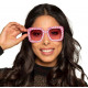 LUNETTES BLING BLING ROSE VIF