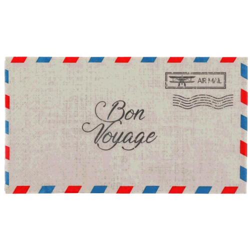 20 SERVIETTES BON VOYAGE MULTICOLORES