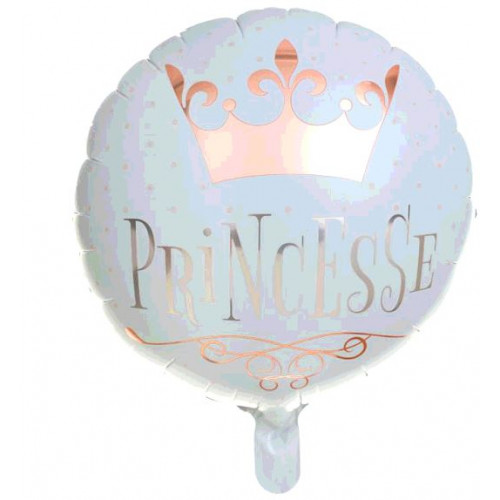 BALLON ALU PRINCESSE ROSE GOLD