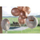 BALLON ALU PRINCESSE ROSE GOLD