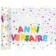 CHEMIN TABLE ANNIVERSAIRE BALLONS MULTICOLORE