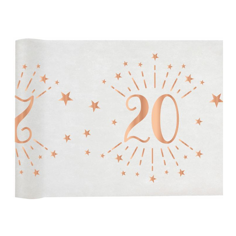CHEMIN TABLE AGE 20 ANS ROSE GOLD