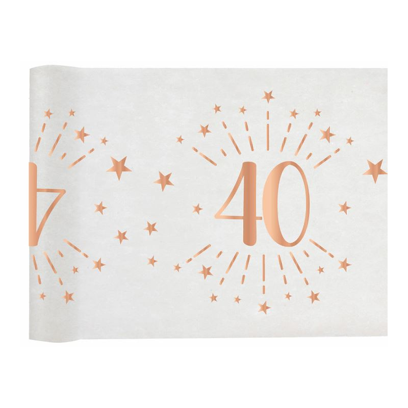 CHEMIN TABLE AGE 40 ANS ROSE GOLD