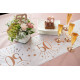 CHEMIN TABLE AGE 50 ANS ROSE GOLD
