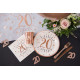 10 ASSIETTES AGE 18 ANS ROSE GOLD