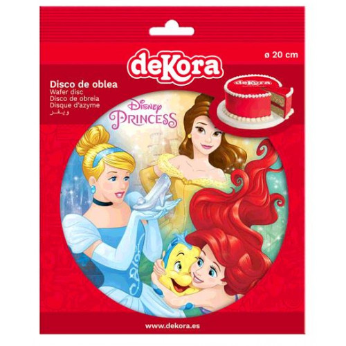 DISQUE AZYME 20CM PRINCESSE