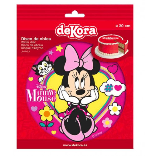 DISQUE AZYME 20CM MINNIE