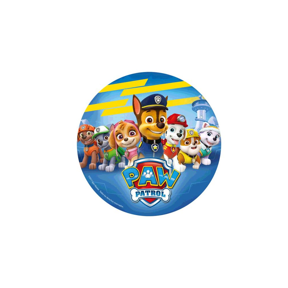 Disque Azyme cm Paw Patrol Ouest Fetes