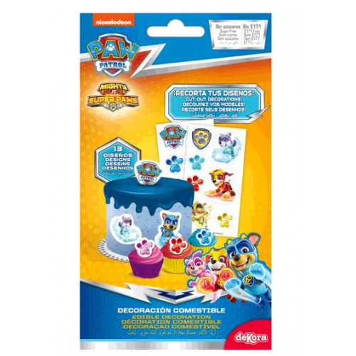 DECO COMESTIBLE PAW PATROL A DECOUPER