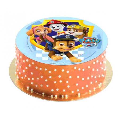 DISQUE COMESTIBLE  PAW PATROL DIAMETRE 20CM
