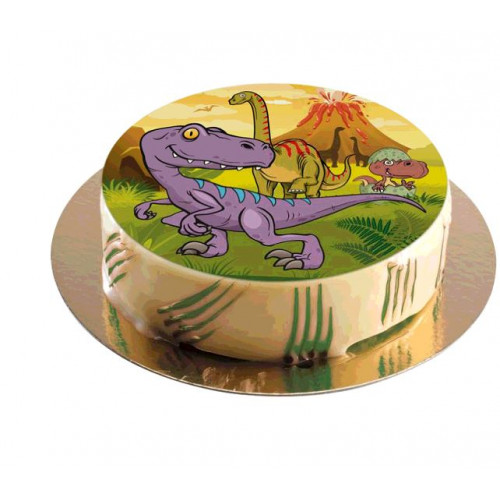 DISQUE COMESTIBLE DINOSAURE DIAMETRE 20CM