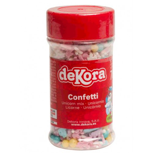 70GR CONFETTI SUCRE LICORNE