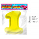 MOULE GATEAU CHIFFRE 1 SILICONE