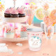 6 GOBELETS BABY SHOWER FILLE