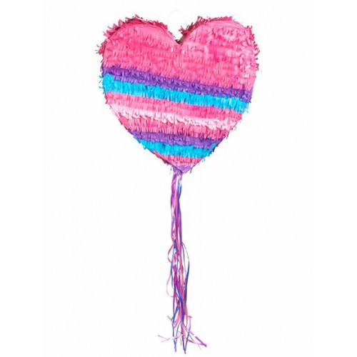 PINATA A TIRER COEUR ROSE