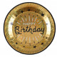 10 ASSIETTES HAPPY BIRTHDAY OR