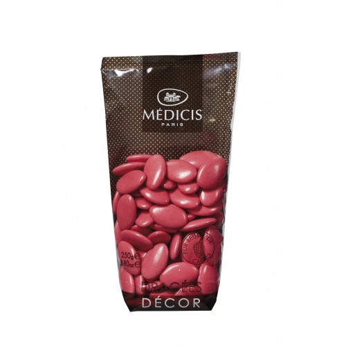 250GR DRAGEE CHOCOLAT MAGENTA