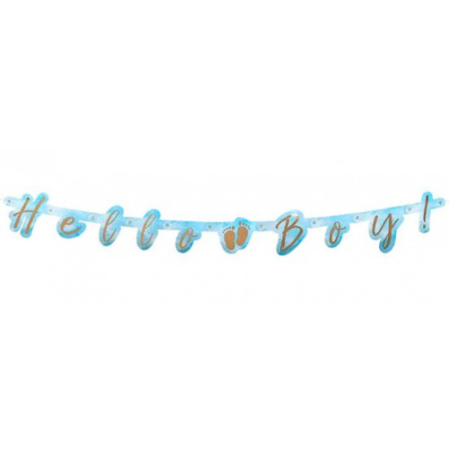 GUIRLANDE LETTRES HELLO BOY