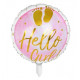 BALLON ALU HELLO GIRL 45CM