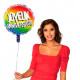 BALLON ALU JOYEUX ANNIVERSAIRE DIAMETRE 45CM