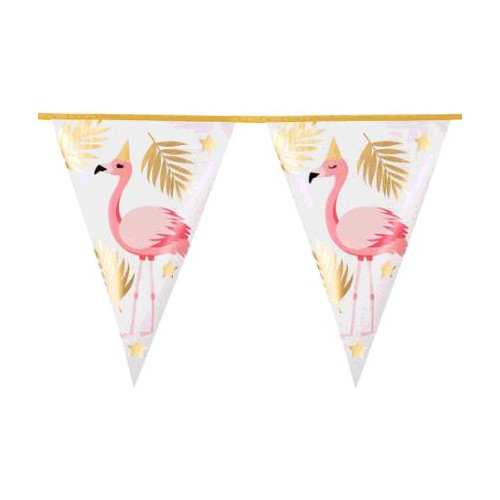 GURLANDE FLAMAND ROSE 4 METRES
