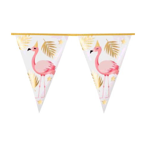 GURLANDE FLAMAND ROSE 4 METRES