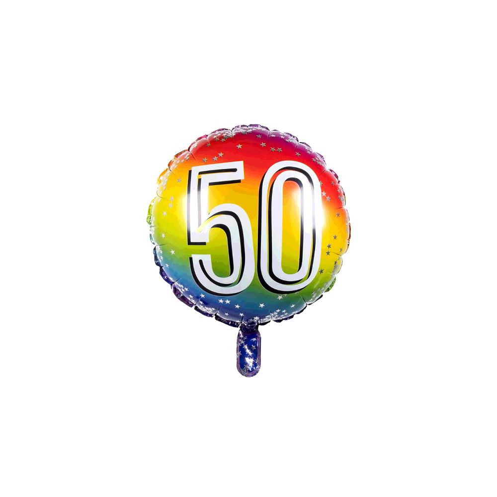 BALLON ALU 50 ANS DIAMETRE 45CM - Ouest Fetes